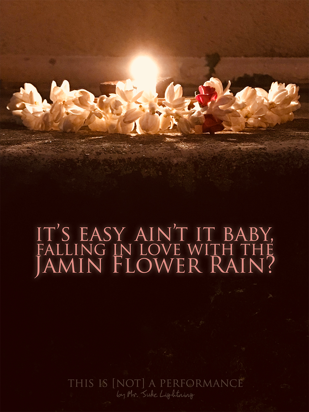 Jasmin Flower Rain artwork for This Is [Not] A Performance